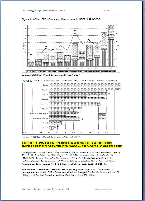 Foreign Direct Investment