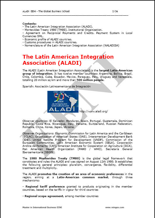 拉丁美洲一體化協會 (ALADI)